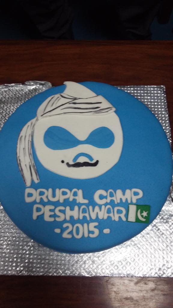 Taimor46's tweet image. #drupalcamppeshawar #drupal #Peshawar #Pakistan cake #enjoyed