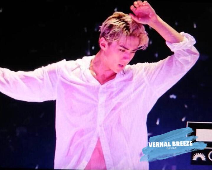 151017 TEL광저우 진짜섹시ㅜㅜㅜㅜ흑 #SEHUN #세훈 | 인스티즈