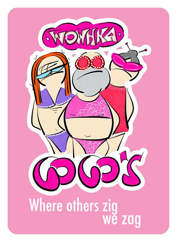 Gave cartoon gogo's (zijn gedreven veranderaars, anders dan zozo's, hoho's en nono's) van @oddballempire #WOWHKA