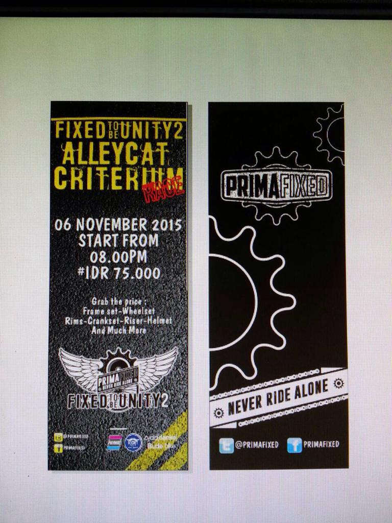 Fixed To Be Unity 2 #FTBU2
wa: 089635552817 - line: cyclodanke
<a href="/Cikofix/">Cimahi fixedgear</a> @CERBERA_ <a href="/COGsabbath/">Cog Sabbath</a> <a href="/cosmicjkt/">Cosmo Simple Minded</a>