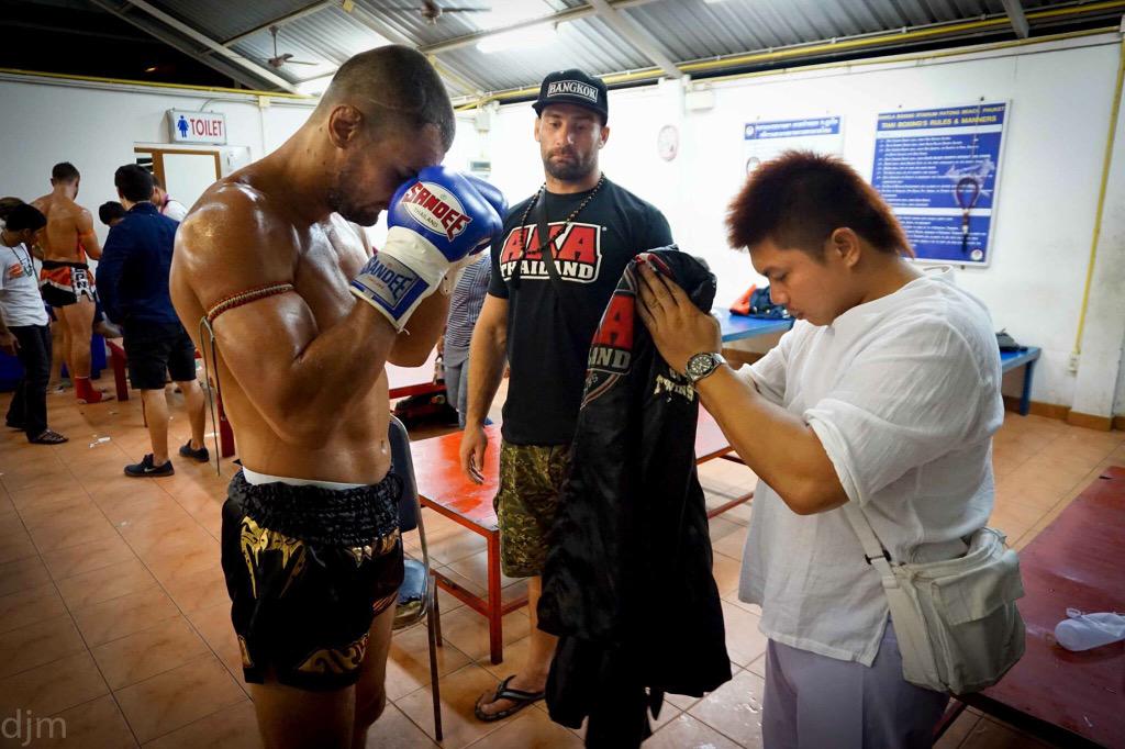 AKAThailand's tweet photo. Nikolai takes the #title at Bangla Boxing Stadium!!! #teamAKA #MuayThai #AKAThailand #champion http://t.co/C6QeT4UeGD