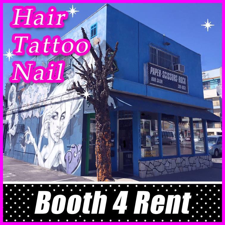 Paper Scissors Rock On Twitter Booth For Rent Funky Hair Salon