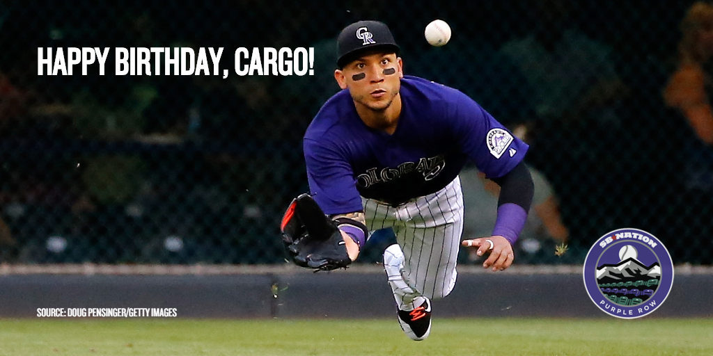 Happy 30th birthday to OF Carlos Gonzalez 