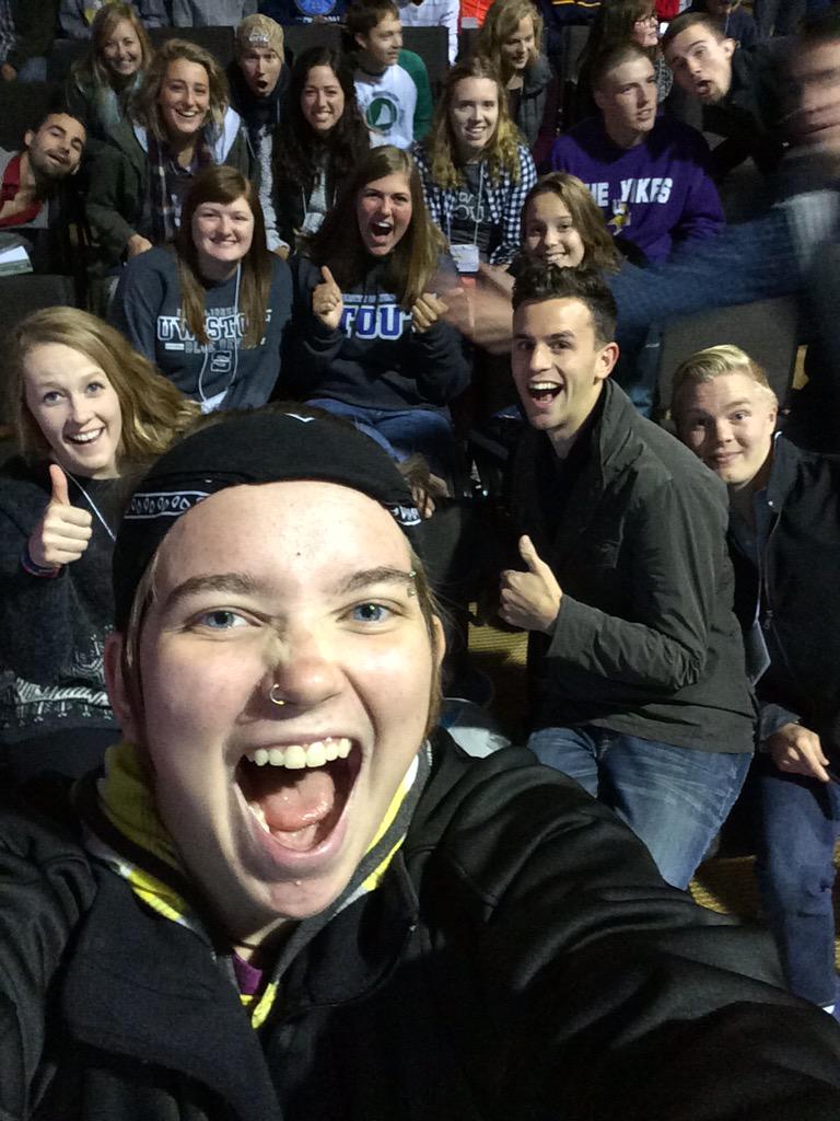 Cat_Rice_'s tweet photo. The blue devils are here! #stokedforJESUS #navsweekender15 http://t.co/34WgPmFeqY