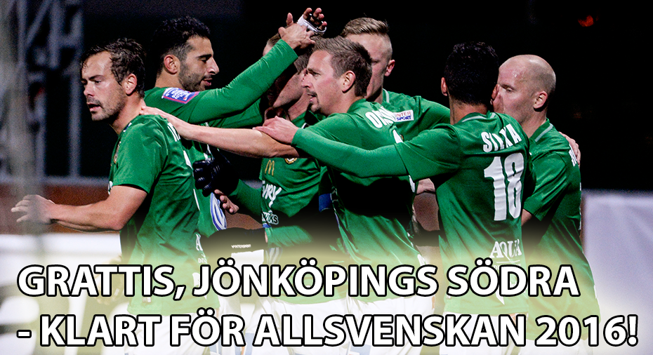 fotbollskanal's tweet photo. TV: Här är J-Södras strålande säsong - se höjdpunkterna som tog laget till allsvenskan.
http://t.co/yRgBsYe68G http://t.co/8USNZFAGDp