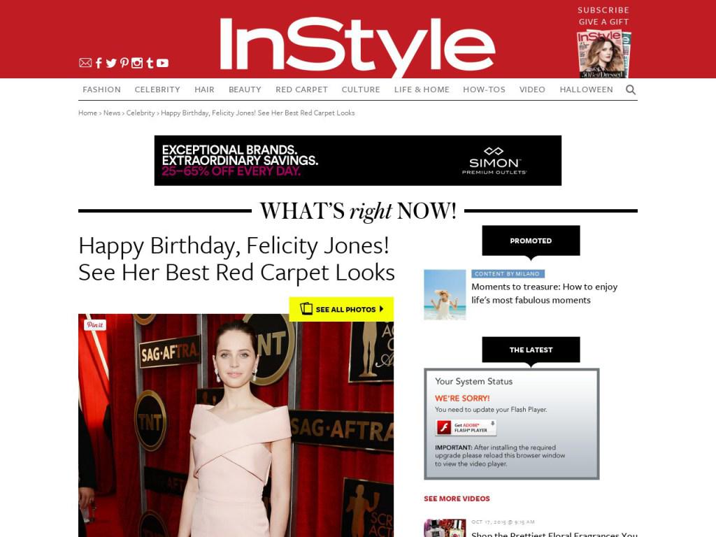 Happy Birthday, Felicity Jones! See Her Best Red Carpet Looks  