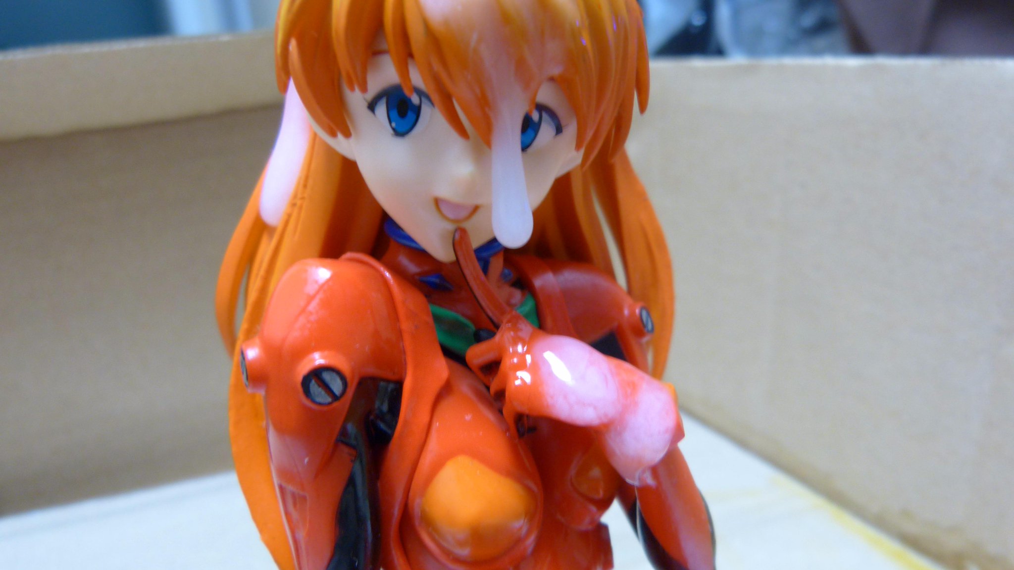 フィギュア　アスカ　ぶっかけ 