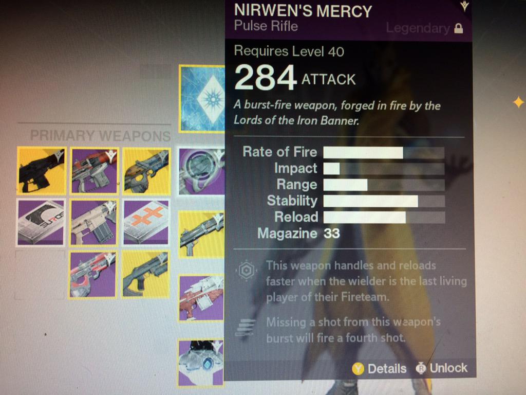 CipherElder's tweet image. playing iron banner went to take a shower came back and