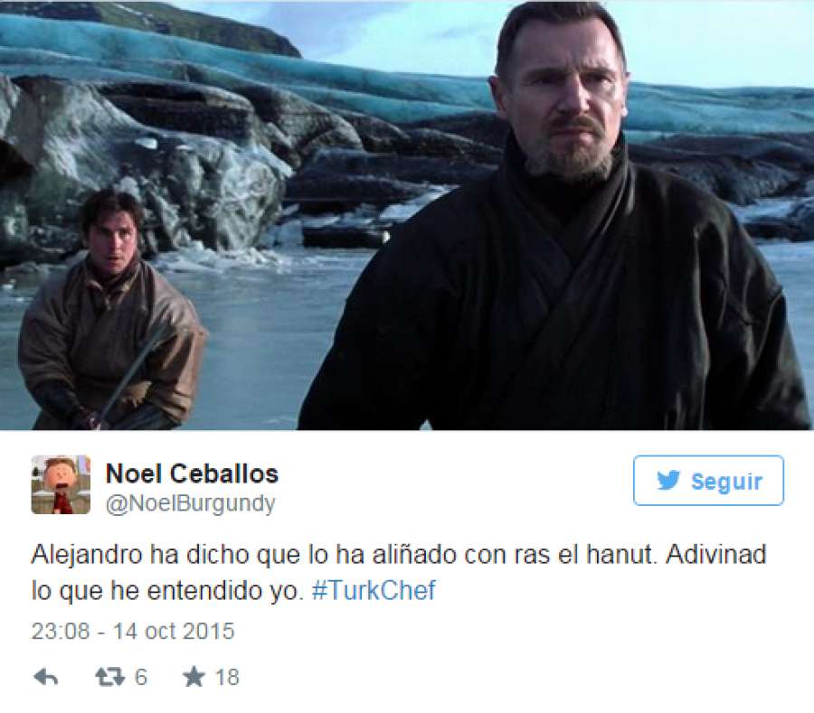 TopChefA3's tweet photo. ¿Has visto la recopilación de tweets por @hematocritico y @NoelBurgundy? #TurkChef #TopChef http://t.co/hri2rd2KDf http://t.co/iMcaHYdGgD