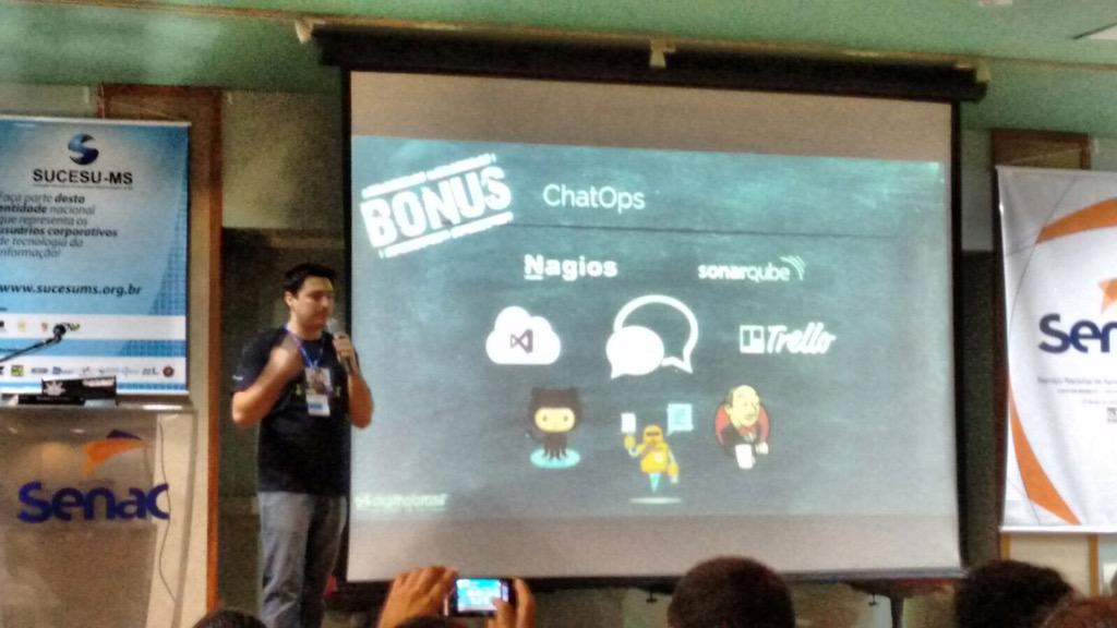 stefanohs's tweet image. Rolou até #ChatOps aqui no #ALMRoadshow em CGR. #DígithoBrasil #Pantanet #ALMBrasil