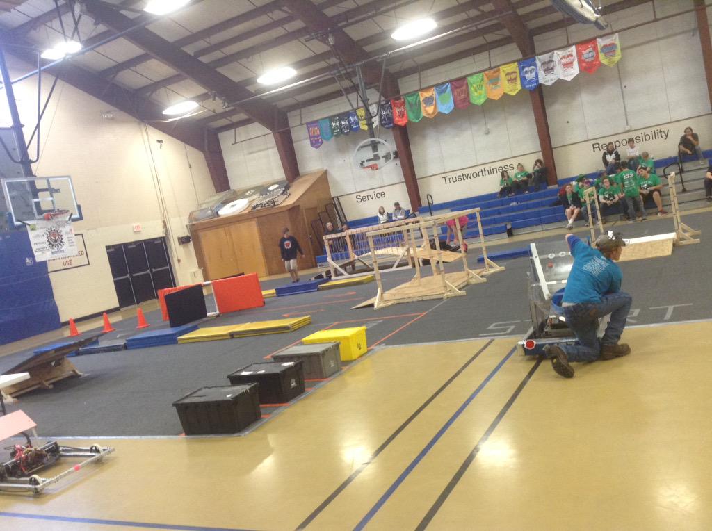 In the fourth round of #RobotRodeo 
Featuring <a href="/DeltaPrime4473/">Delta Prime Robotics</a> #omgrobots