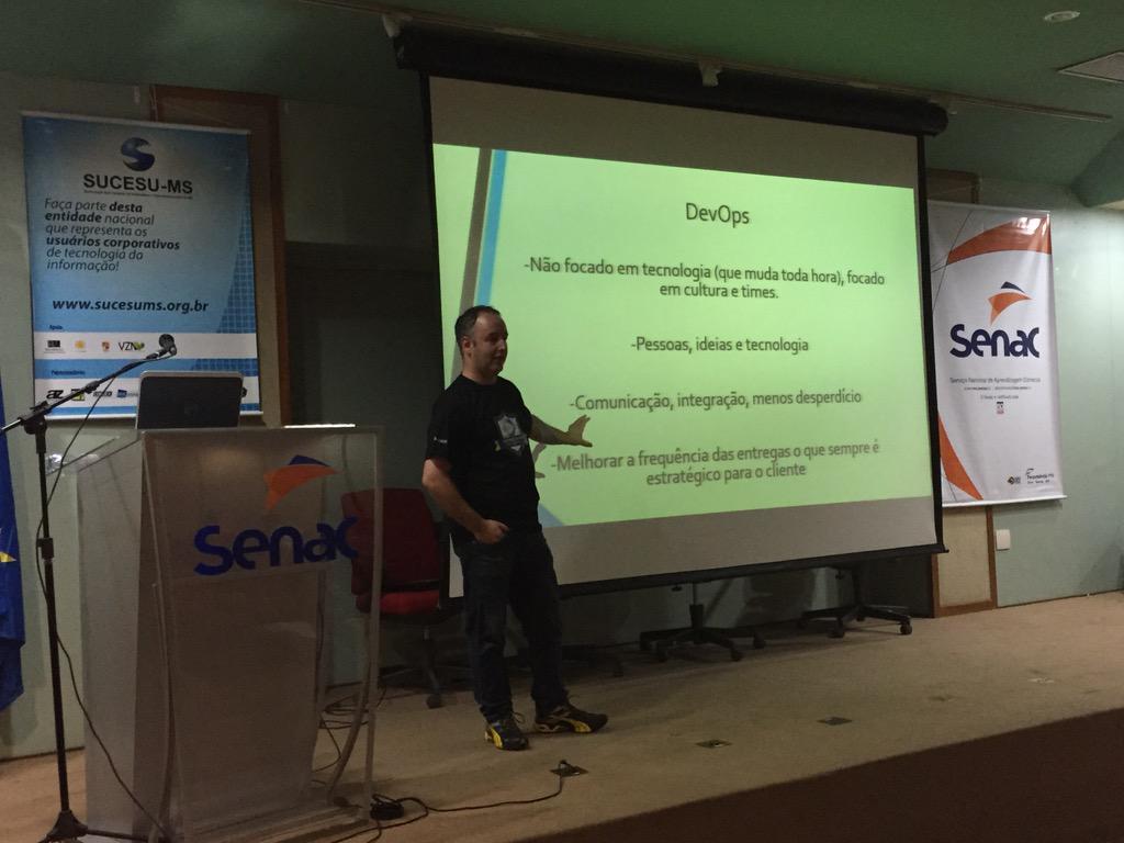 stefanohs's tweet image. @pablopagues falando sobre #DevOps e cultura agora no #ALMRoadshow #Pantanet #ALMBrasil