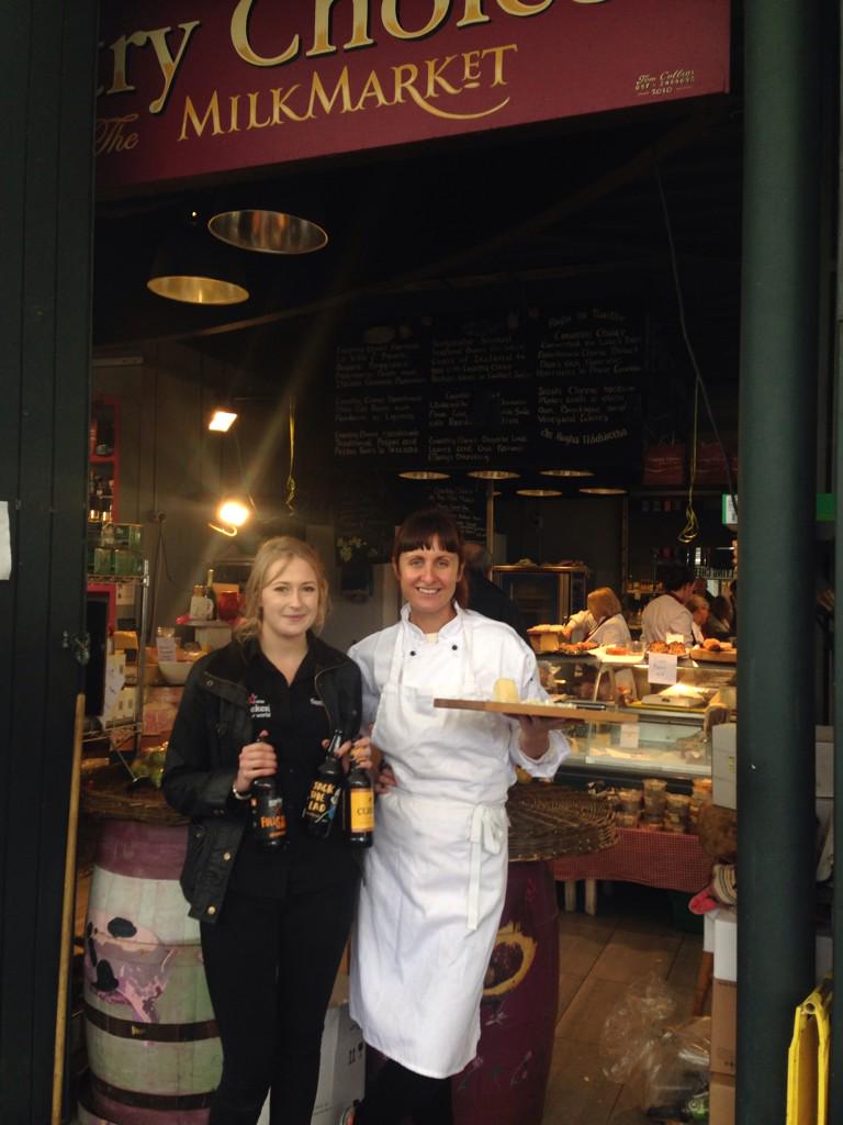 .<a href="/Gorgeousgort/">Gallery Cafe</a> <a href="/TheMilkMarket/">Limerick Milk Market</a> <a href="/Bordbia/">Bord Bia - The Irish Food Board</a> Fair play Sarah you an Fhouse  cheese and Jess on the craft beer .#safehands
