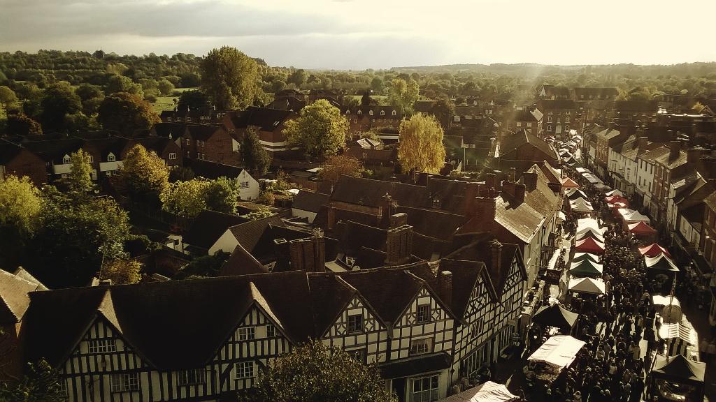 MoreThanPR's tweet image. Enjoyed a fabulous #foodie day out at @alcester_food festival, which included teetering up St Nicholas tower!