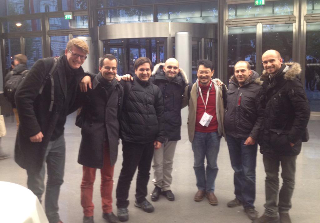 riskmethods1's tweet image. Matz, the &quot;Creator&quot; of #Ruby, with some of our happy #riskmethods developers!