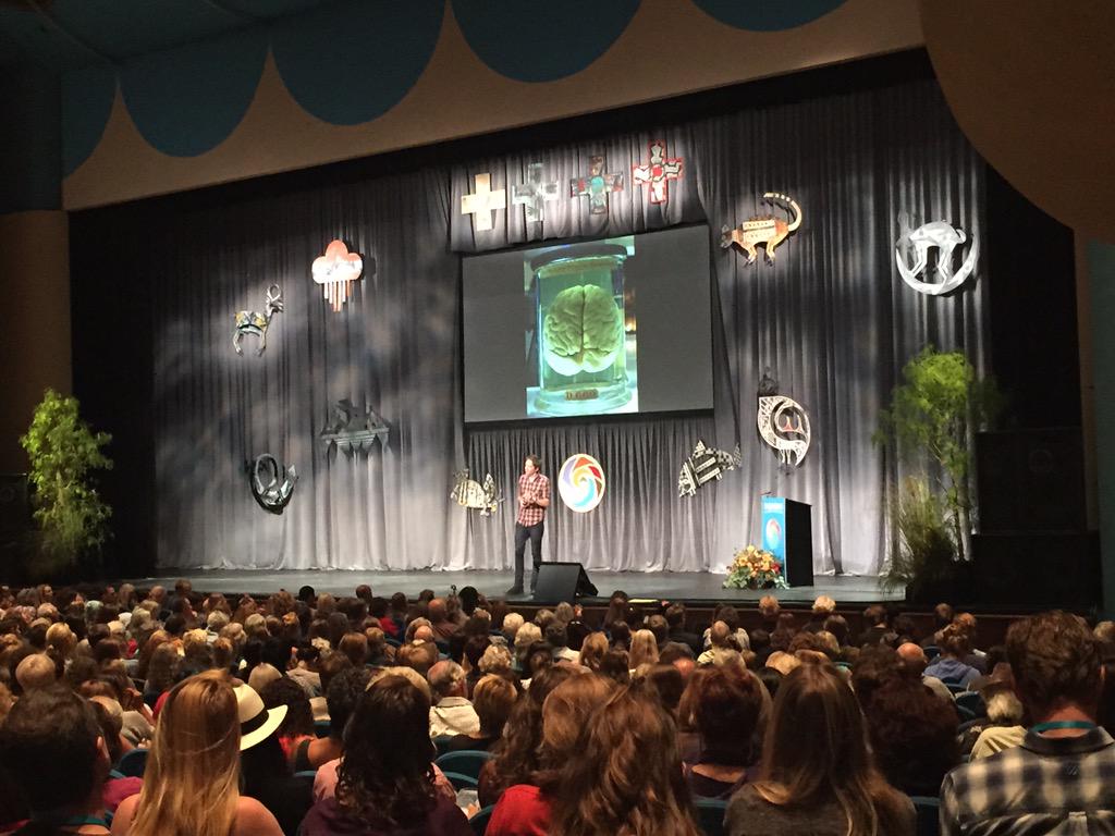 Khaliya's tweet image. &quot;We can turn #informationtech into #relationshiptech...2ignite &amp;amp; drive #socialchange&quot;. #bioneers15 #IT2RT