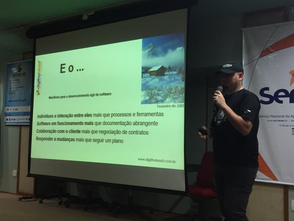 stefanohs's tweet image. @samuelmbc explicando agilidade desde o manifesto. #ALMRoadshow #DígithoBrasil #ALMBrasil #Pantanet