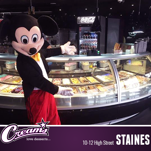 Creams Cafe on Twitter "Dealing in delights... Creams Cafe Staines 