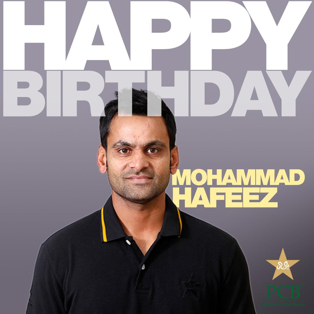 Happy Birthday Mohammad Hafeez 