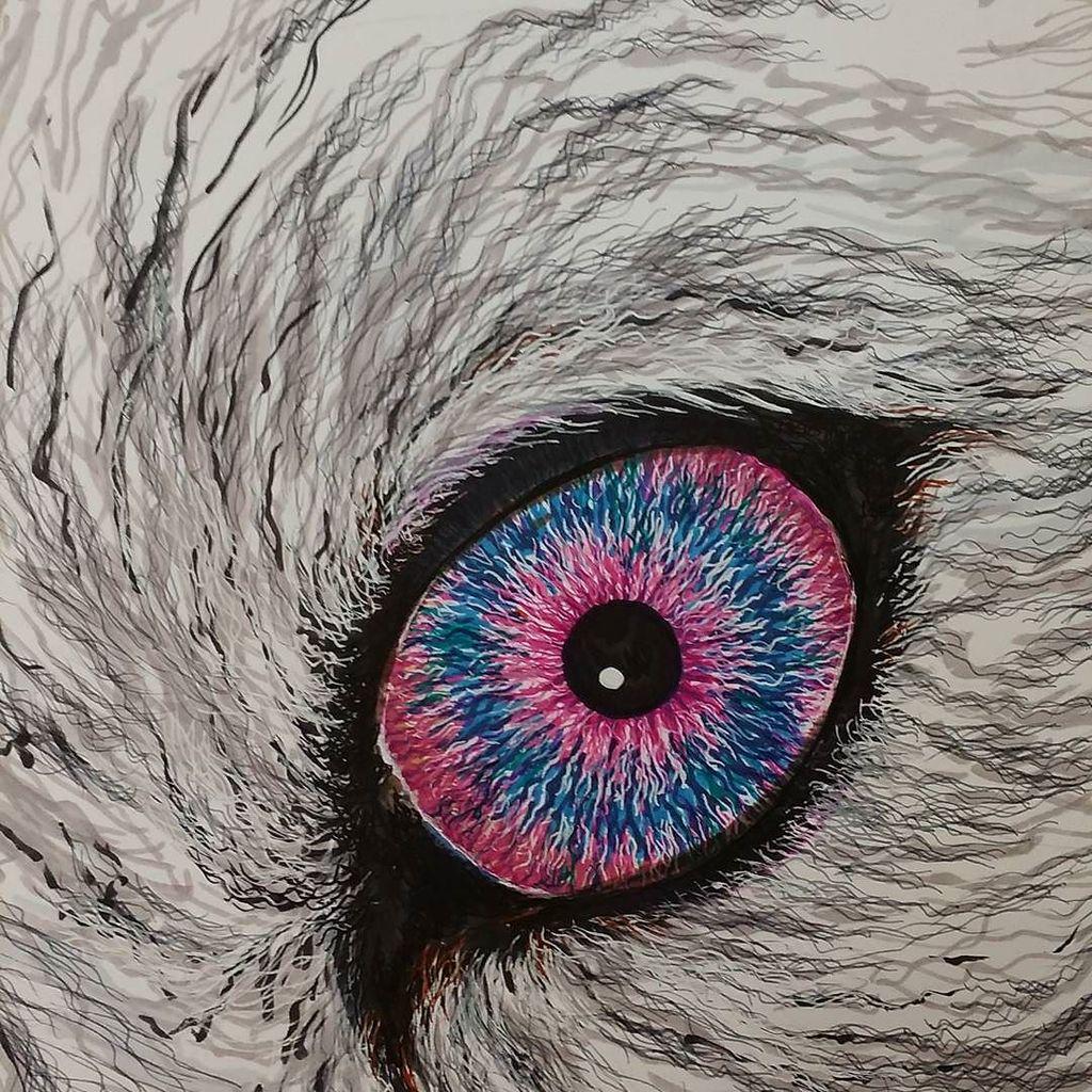 hillispugh's tweet image. Im using a dna helix type of lines for the fur, its time consuming :)
#whitewolffearless #fibonaccifibonacci by fib…