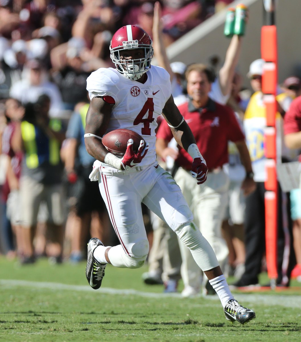 TheGAMEon1009's tweet image. Alabama's 207 int return yards against Texas A&amp;amp;M is an Alabama single-game record, the third-most in SEC history