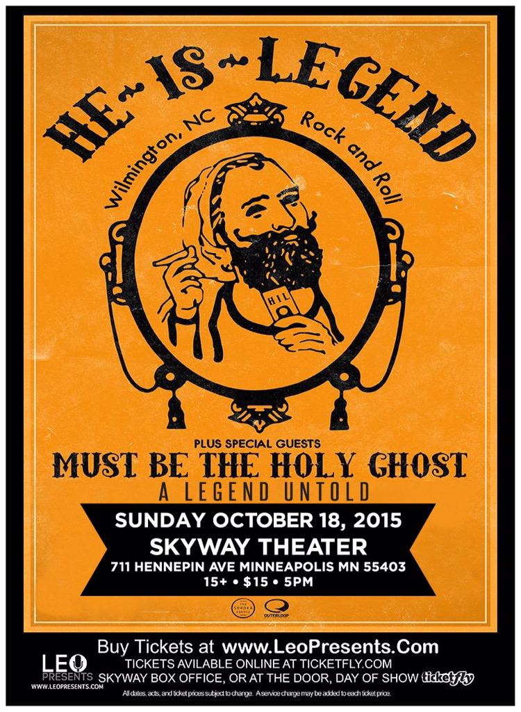 alegenduntold's tweet photo. We are excited to be playing with @HeIsLegendNC tomorrow night! Who's coming? #Minneapolis http://t.co/QbVdqtm98l