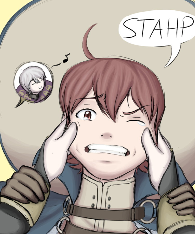 "L-Let go of me Henry!" 

//Not new to #FERP, RT's appreciated.