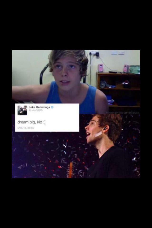 Ceptioma's tweet image. Dream big,kid :) @Luke5SOS