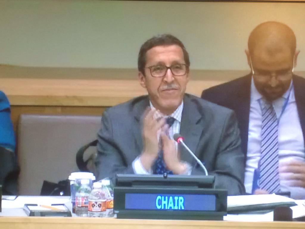 UN /NY / Third Committee/ ovation for the Tunisian Nobel so proud #peaceNobelForTunisia