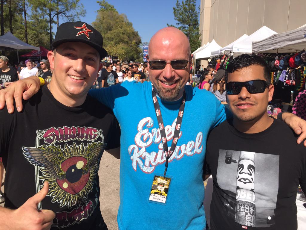 Taylorocca's tweet photo. @rodryanshow  Having a blast at Buzzfest 34... Thx again for the tickets brotha Rod. http://t.co/4GdsK9jJEq