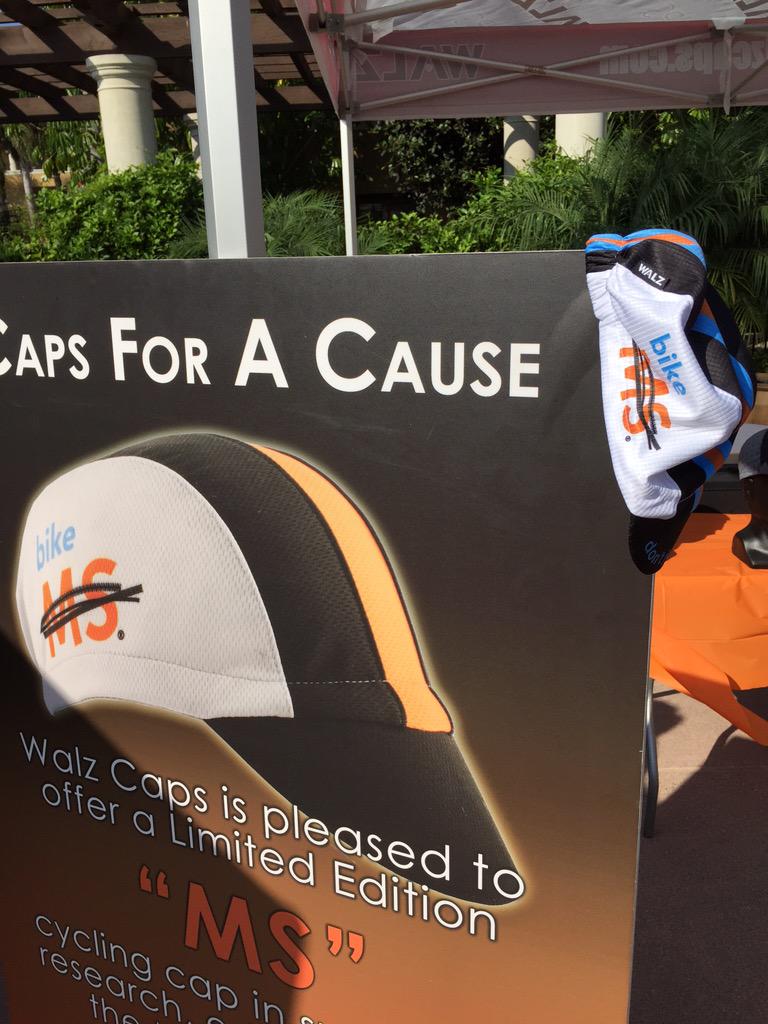 Spending the day with the MS Bay to Bay riders.  <a href="/WalzCaps/">Walz Caps</a> <a href="/mssociety/">National MS Society</a>