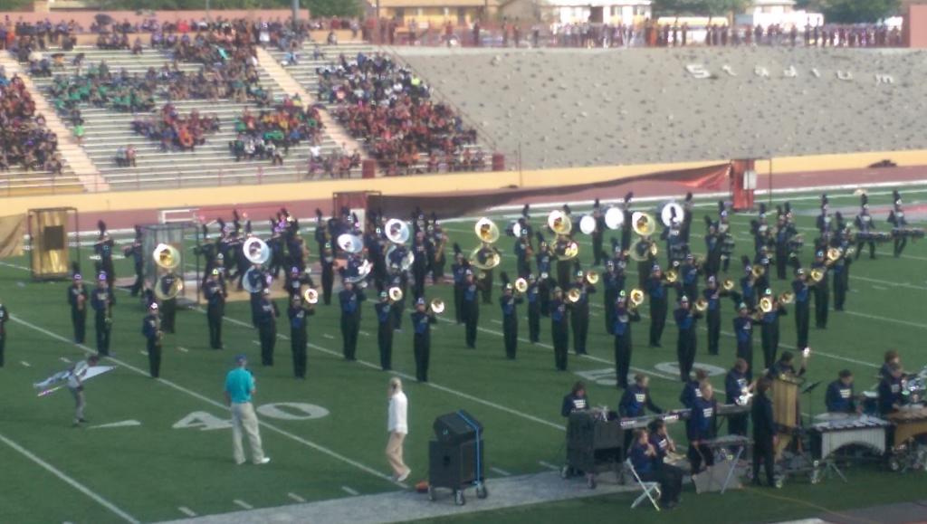 PrincipalLCHS's tweet photo. So impressed by the Big Bad Bear Band performance today! #WALC http://t.co/UcNUJhlGPH