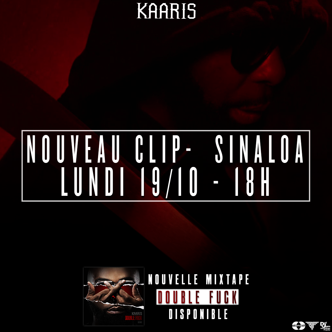 KaarisOfficiel1's tweet photo. Clip #Sinaloa en ligne ce lundi à 18h ! tape #DoubleFuck partout ➤http://t.co/oK8na2UWaN http://t.co/W1k2Yh8Hjt