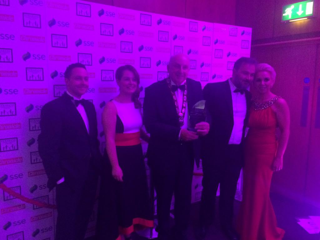 <a href="/dcsdcouncil/">Derry Strabane Cncl</a> delighted to be handing over our award for growth through export to Banba #sba15