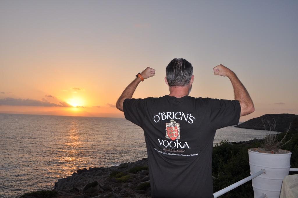 obvodka's tweet photo. O'Brien's Vodka in Crete! http://t.co/pqp2rUkn2X
