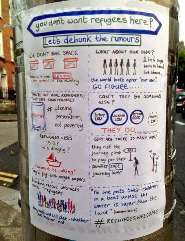 miriamcosic's tweet photo. This is good, from Ireland via @JLMusicTherapy #refugees http://t.co/C9EDzYBLOP