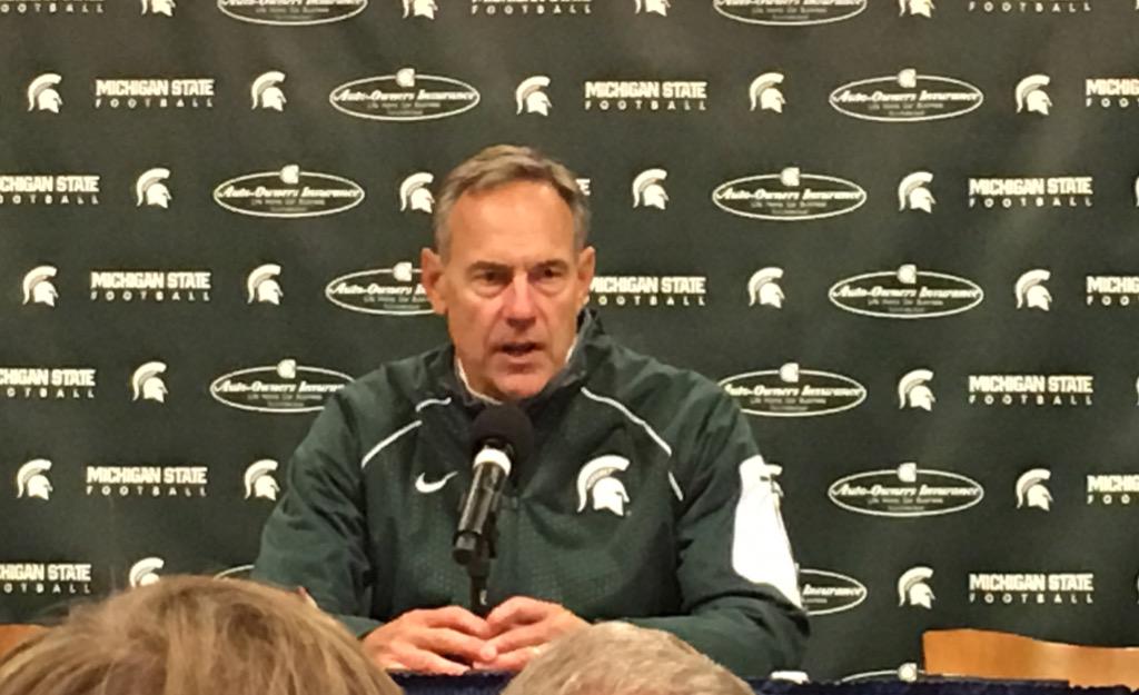 CollegeGameDay's tweet photo. Pretty sure Mark Dantonio just accidentally quoted the Fresh Prince. "Then life gets flipped upside-down." http://t.co/Vd5wMXxhSg