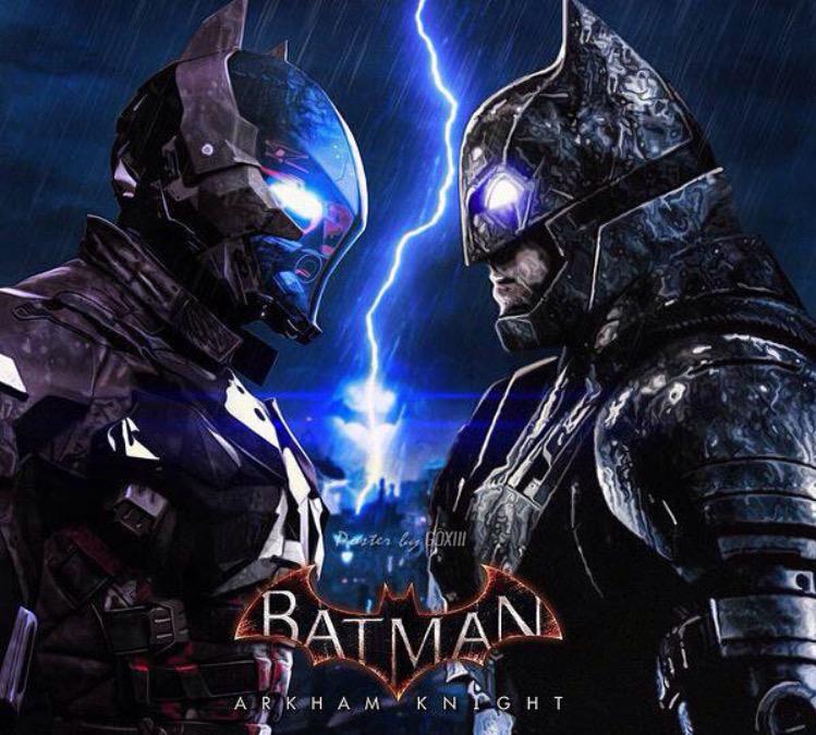 Batman: "TELL ME DO YOU BLEED?"Arkham Knight "No but your pa...