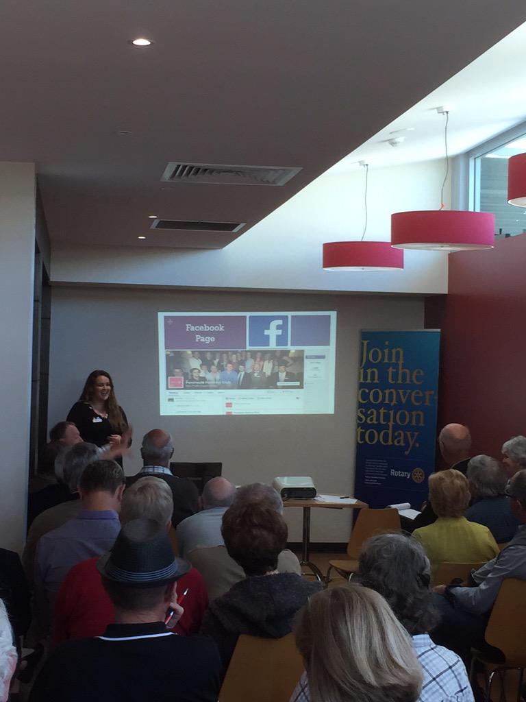 Telling the #rotary story via social media #district9820 #wearerotary