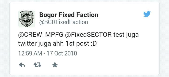5 tahun yg lalu, awalnya pecah telur twitter <a href="/BGRFixedFaction/">Bogor Fixed Faction</a> 😀