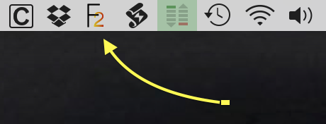sqwarq's tweet image. @WilliamMoroney  #FastTasks has a status bar icon, you may have missed it. :) Invisible files function is in there.