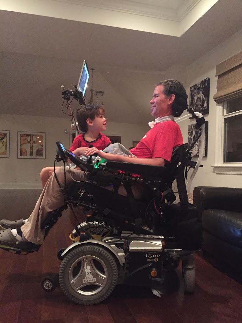 SteveGleason's tweet photo. Teaching a 4 yr old the rules of baseball, while typing on a #machine with your eyes, isnt easy but its awesome.
-SG http://t.co/80Eq1T9W9R