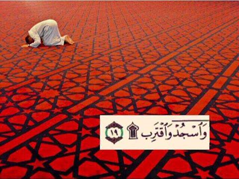 عندما تزاحمك الهموم
عندما يضيق صدرك
عندما تواجه تحديات
وصعوبات في حياتك
فقط ﴿ اسْجُدْ وَاقْتَرِبْ ﴾