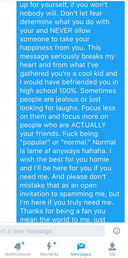 Banks's tweet image. Never be afraid to stand up for yourself, if you won't nobody will