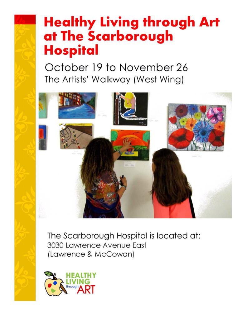 hla_kgo's tweet image. We&apos;re thrilled to be returning to The Scarborough Hospital. Come check out our work in the west wing Oct 19 - Nov 26