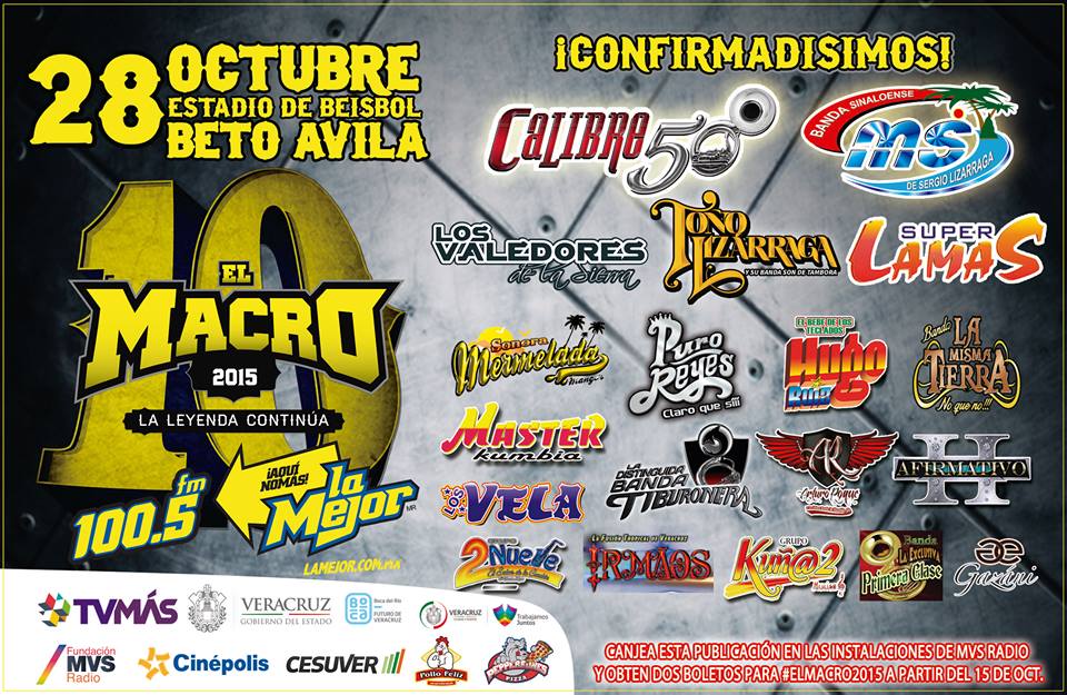 NoQueNoBLMT's tweet photo. Próximo 28 de octubre @blamismatierra en el #Macro2015 de @lamejorveracruz http://t.co/FM1SF8qp5S