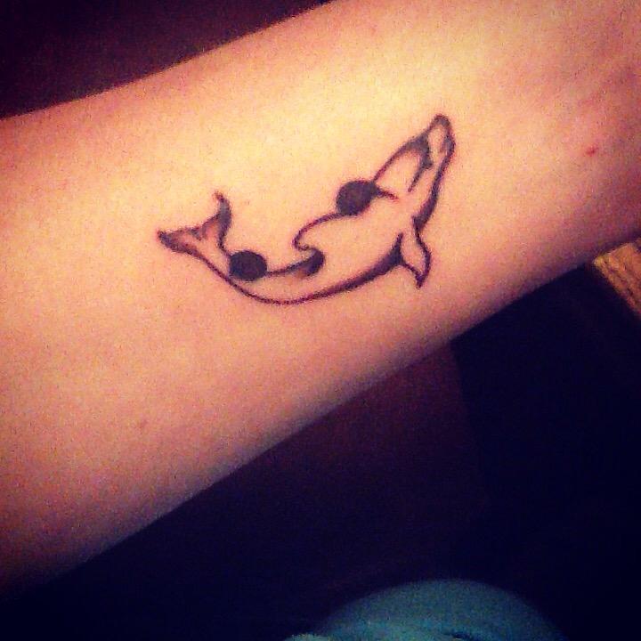 #firsttattoo #semicolontattoos #dolphintattoos