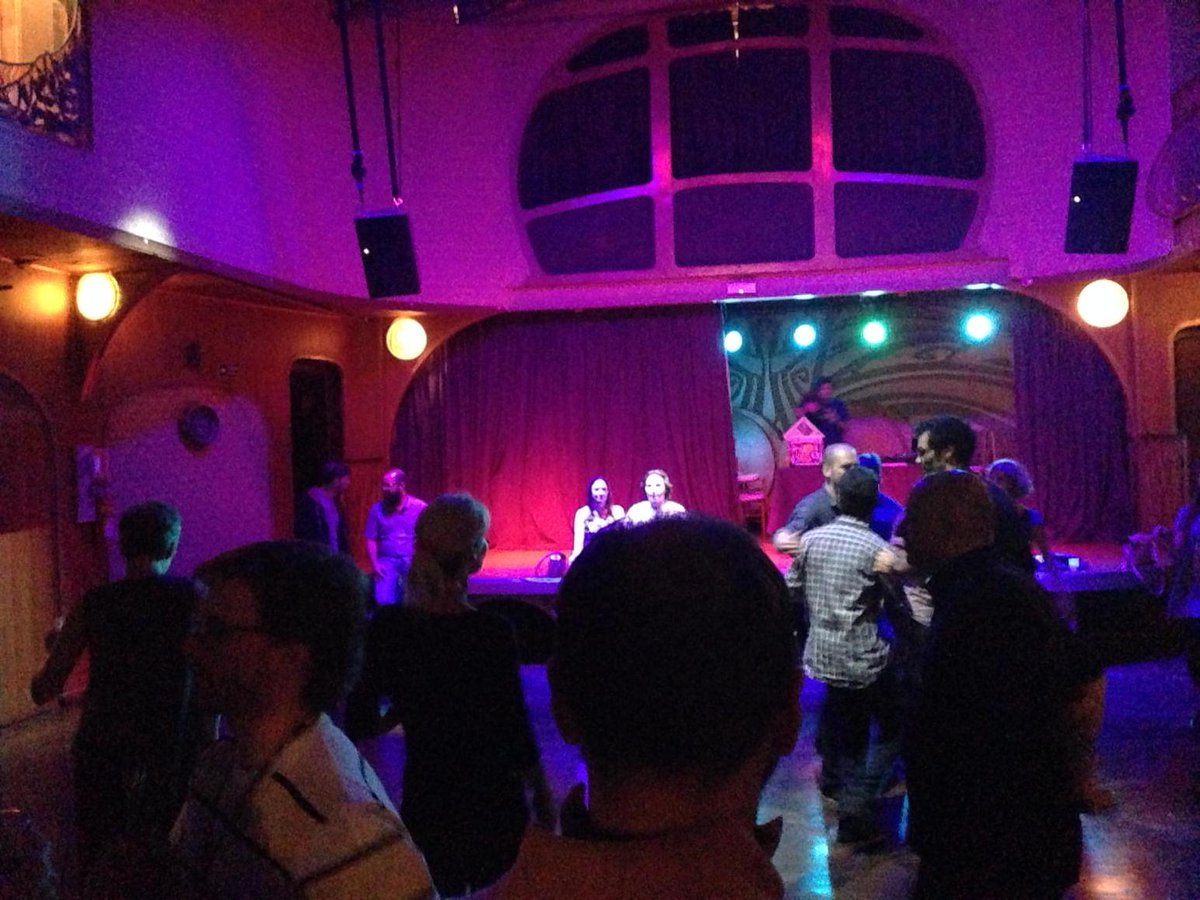 johndberry's tweet image. The dance floor just getting started at Centro Cultural Rio Verde, #ATypI2015