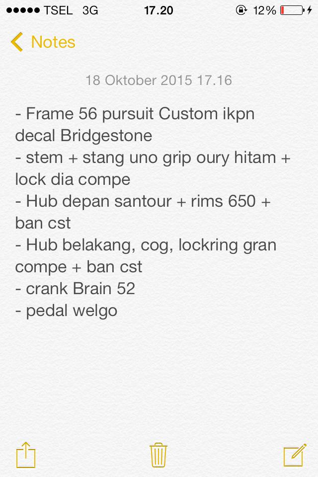 WTS FG 3.5 nego tawar aja. Jkt timur 082298304287 wa/sms <a href="/MegaBikeshop/">The Fixed Factor</a> <a href="/FnFjb/">FnF Jual Beli</a> <a href="/R_bikeshop/">R_bikeshop</a>
