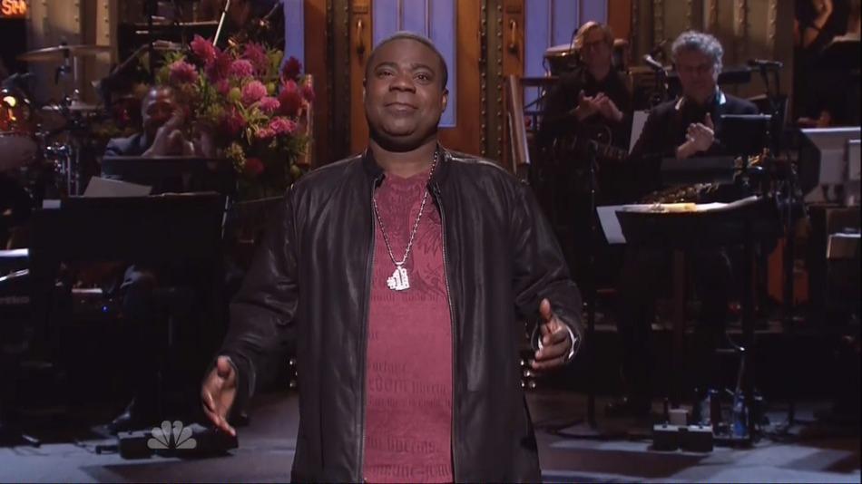 mashable's tweet image. After surviving a tragic car crash, Tracy Morgan shines in his big 'SNL' comeback. on.mash.to/1OBSUge